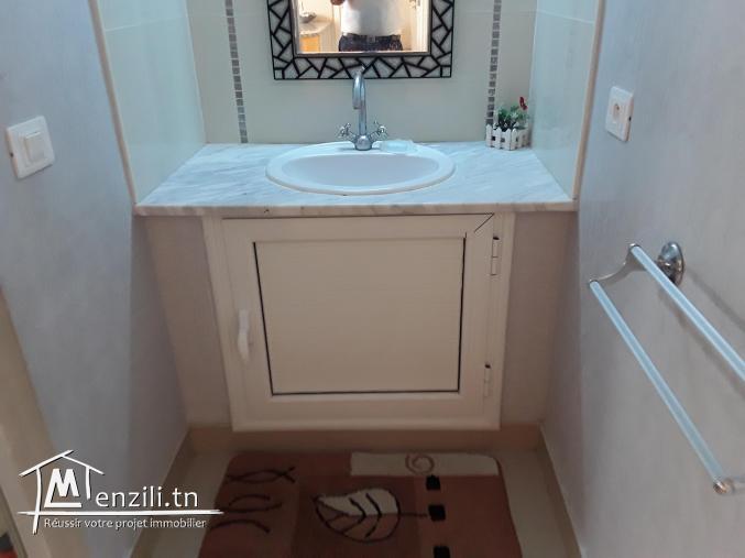 A louer appartementS+2 RDC meublé nabeul
