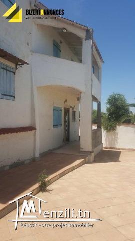 A vendre une belle villa située à Rimel Bizerte 5 minutes de la plage