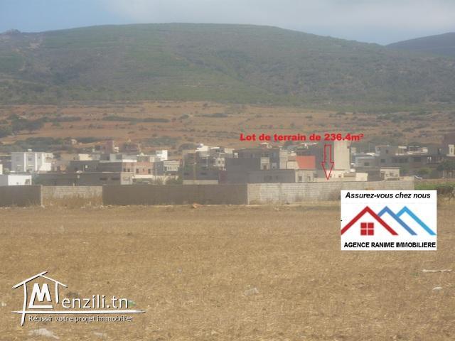 Terrain de 236m² coté lycée a el haouaria