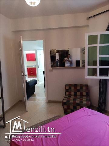 Un agréable appartement S+1 à vendre à Ennasr II