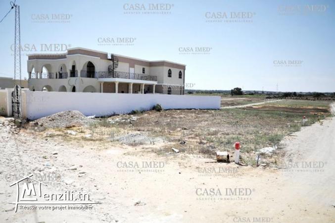 terrain à vendre d'une superficie de 217m² à kerkouan kélibia