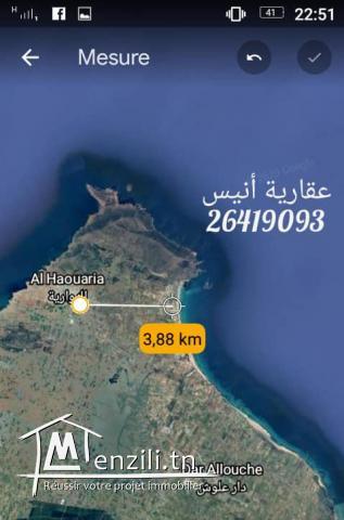 terrain a vendre de 300 m2 à hawaria 