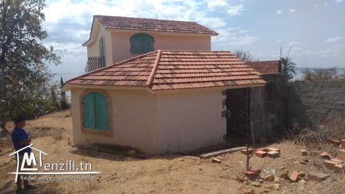 Chalet et terrain à Ghar El Melh à vendre