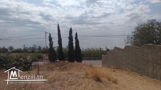 Chalet et terrain à Ghar El Melh à vendre