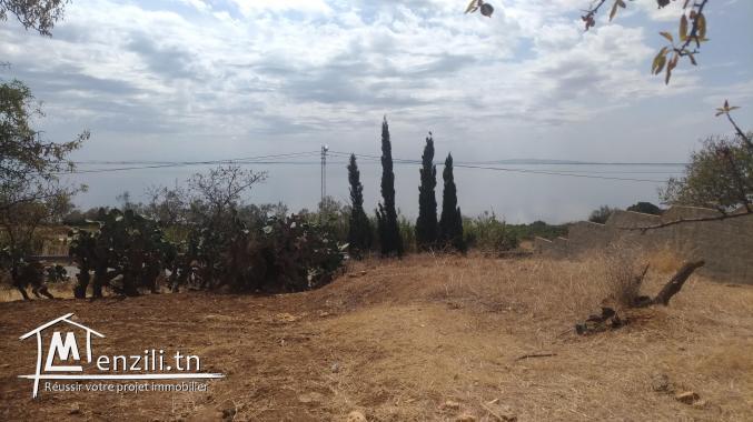 Chalet et terrain à Ghar El Melh à vendre