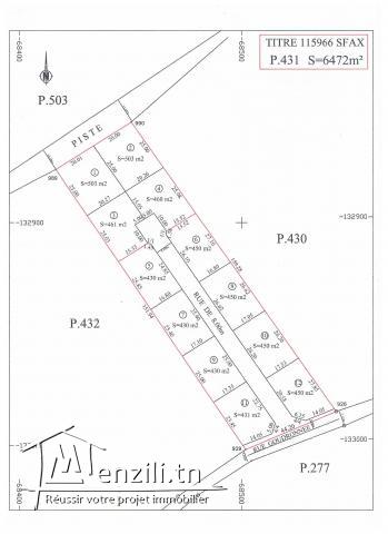 Terrain a kassanet Sfax