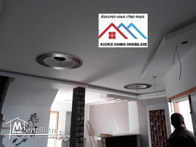 Petite villa style américain de 106m2 a la plage el haouaria