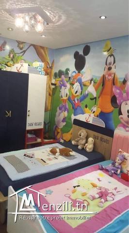 Un bel appartement S+2 à vendre à El Aouina