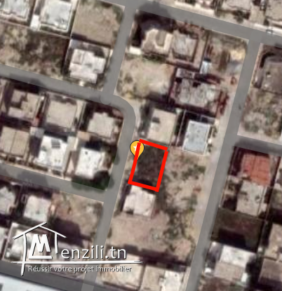 Terrain 369m2 A Cite Erriadh Borj Cedria