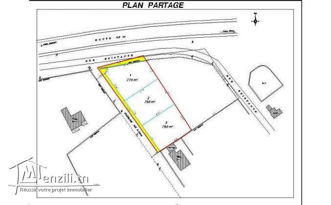 A vendre à Sfax 2 lots de terrain 