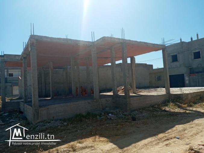 Maison inachevee à raoued centre 49mdمنزل للبيع رواد