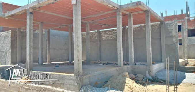 Maison inachevee à raoued centre 49mdمنزل للبيع رواد