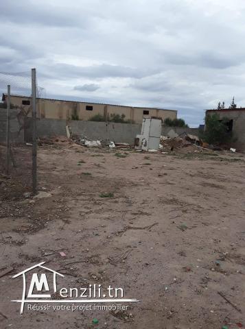 Terrain de 2500 m2 a Bourbaii route jbel ouest