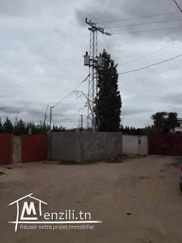 Terrain de 2500 m2 a Bourbaii route jbel ouest