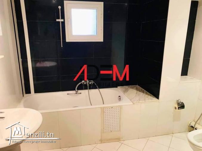 Appartement de type S3   meublé à la zone touristique de Khzema