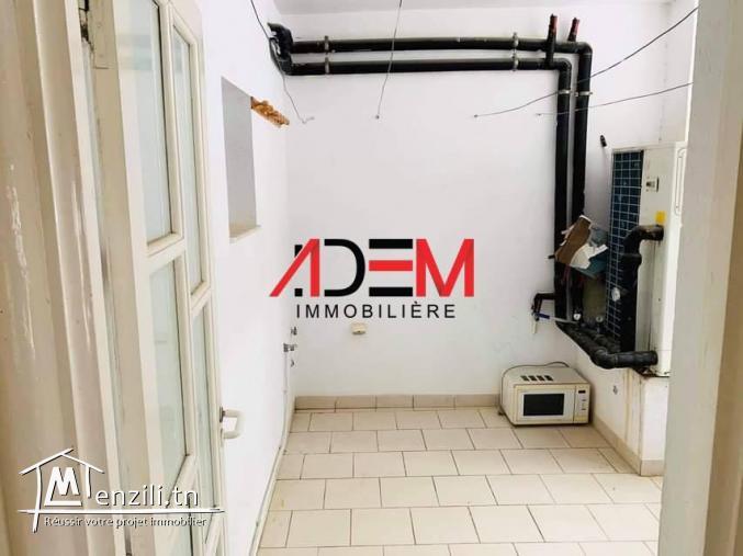 Appartement de type S3   meublé à la zone touristique de Khzema