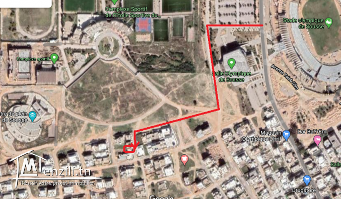 A Louer une villa s+3 avec garage -cité olympique bouhsina sousse