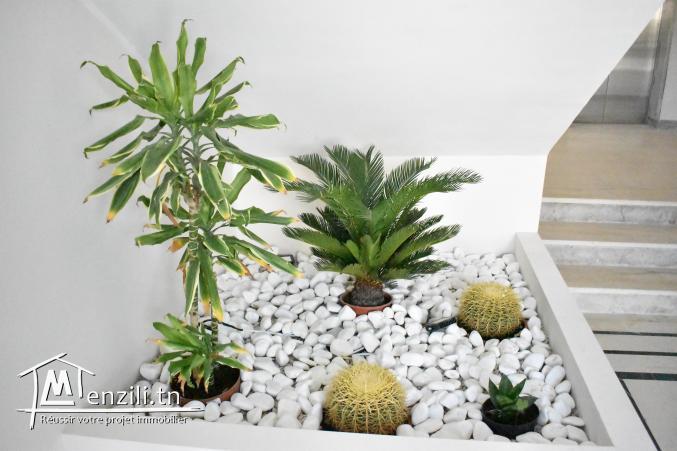 appartement chic avec jardin