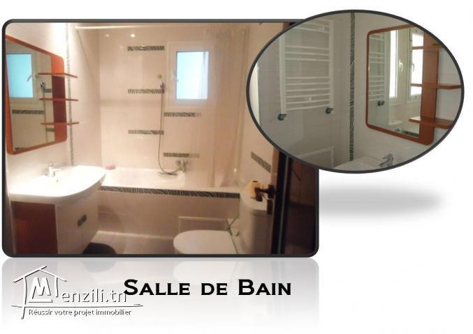 Location Appart S+3 Jardin de carthage Tunis