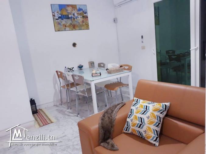 #Appartement S+2 richement  meublé usage habitation # LAOUINA