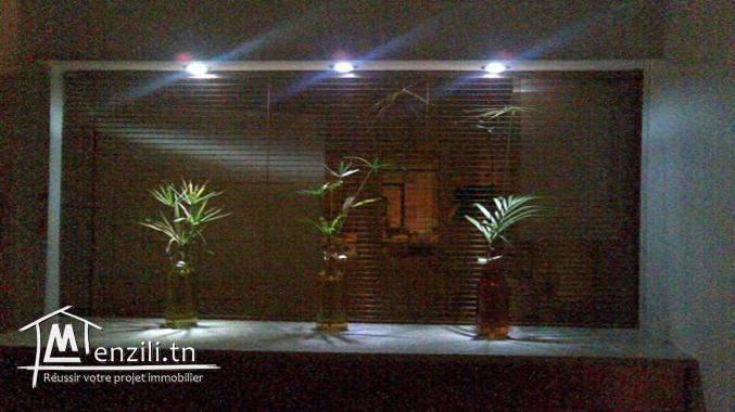 au meilleur quartier de tunis,Ennasr 2, 2 pièces RDC h.standing richement meublé