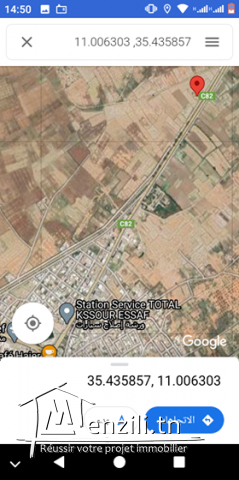 terrain a vendre ksouressef mahdia surface 3150m contact 99000783
