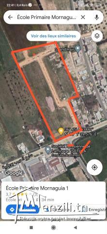 terrain a vendre  a Mornaguia