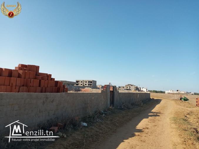 à vendre des terrains à la plage  Ezahra Kelibia