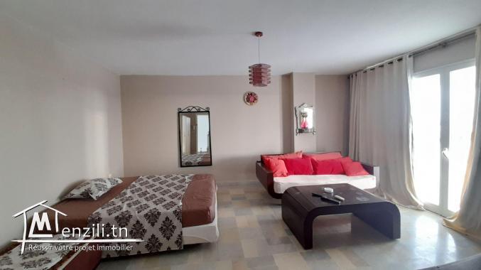 Appartement à louer S+0 meublé à Hammamet Centre