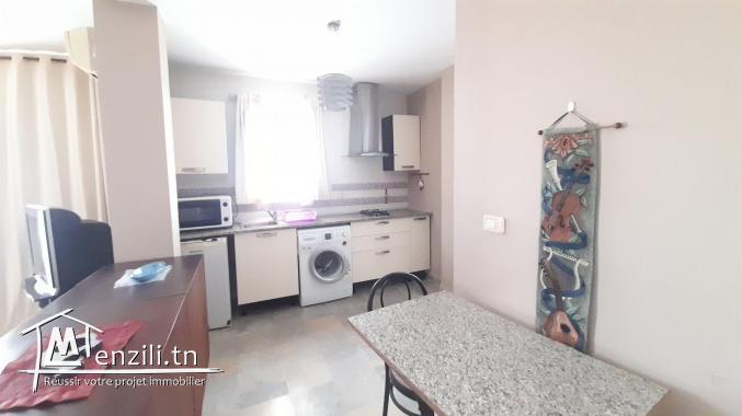 Appartement à louer S+0 meublé à Hammamet Centre