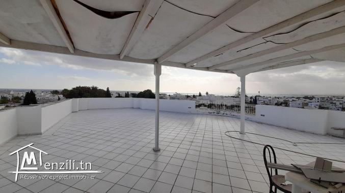 Appartement à louer S+0 meublé à Hammamet Centre