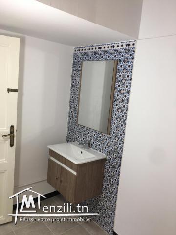 A louer pour USAGE DE BUREAU : Appartement Rénové S+5 au centre ville de Tunis
