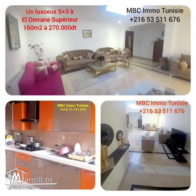 UN GRAND ET LUXUEUX S+3 A OMRANE SUPERIEUR