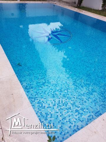 Magnifique villas haut standing située dans l'un des plus beau quartier de carthage hannibal