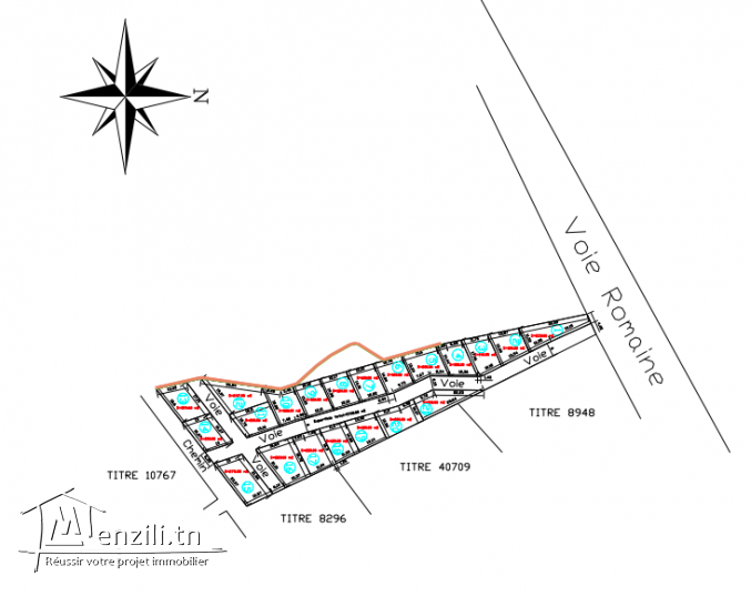 Lots de terrain à Hmaiem, Mornaguia