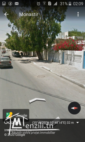 terrain à skanes Monastir sur la route