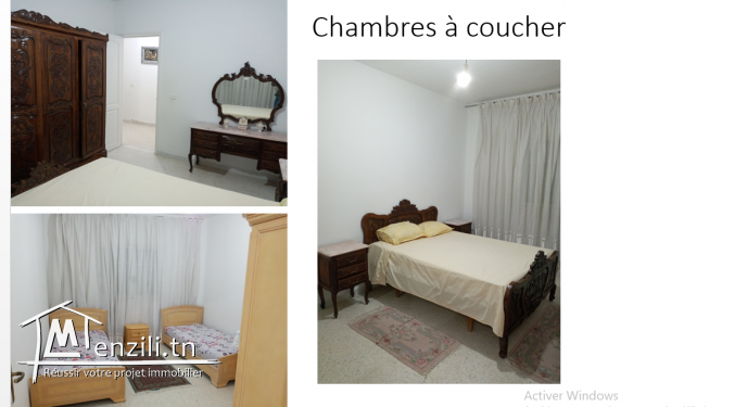 Appartement meublé à Ain Zaghouan