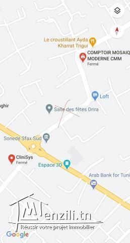 Terrain commercial ou villa