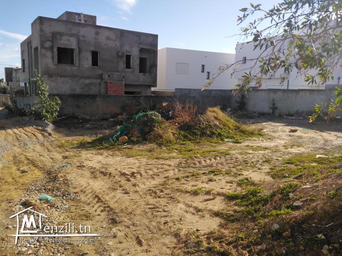 Terrain  de 416 m²  à vendre à hammamet nord