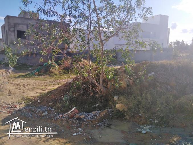 Terrain  de 416 m²  à vendre à hammamet nord