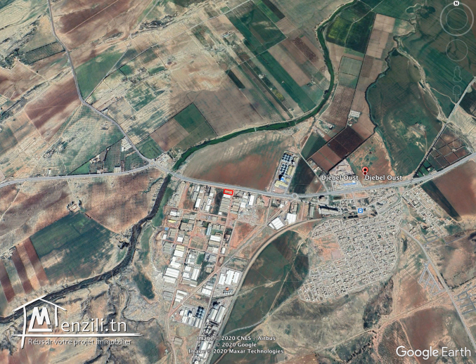 terrain à vendre zone industrielle de jebel ouest
