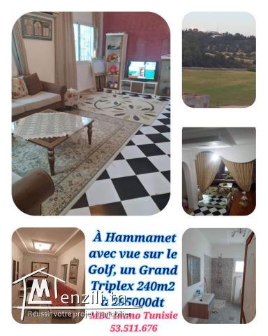 TRIPLEX A HAMMAMET BARAKET ESSAHEL VIUE GOLF