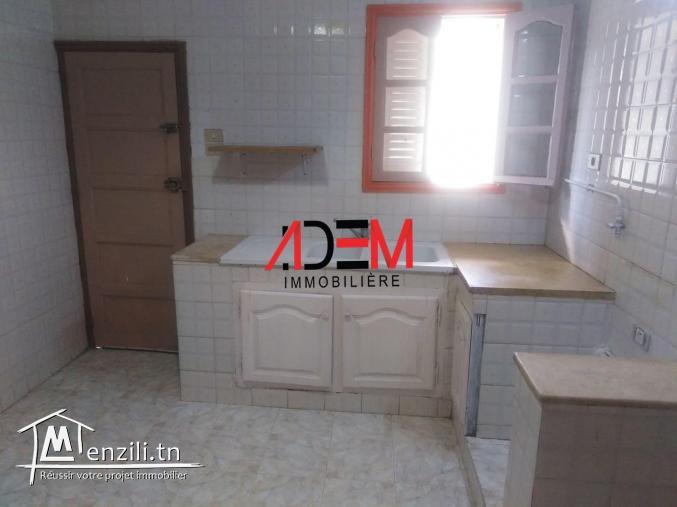 Etage de villa de type S2 a Khzema