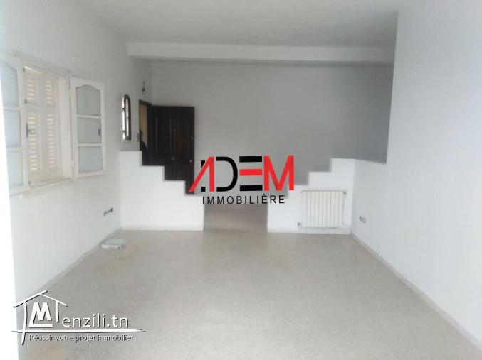 Etage de villa de type S2 a Khzema