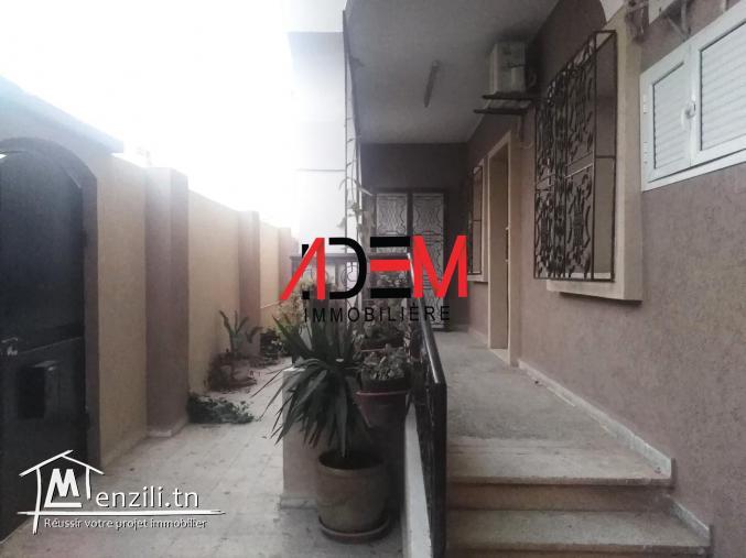 Rez de chaussé d'une maison de type S3 a Khzema