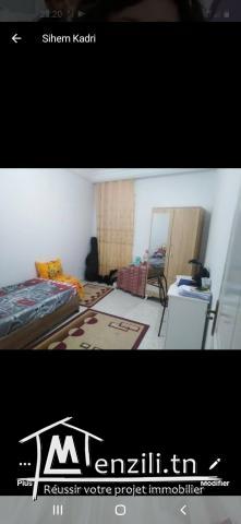 bel appartement meublé à louer à monastir