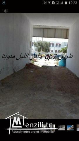 Local sur la GP7 de manouba oued ellil.