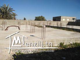 Terrain à vendre Collé à la zone touristique de Yasmine hammamet .