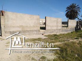 Terrain à vendre Collé à la zone touristique de Yasmine hammamet .