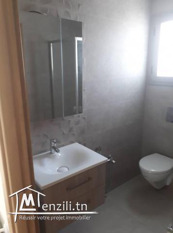 Résidence El Fell aux Jardins de Carthage Appartement S+2 au RDC avec terrasse de 68 m²